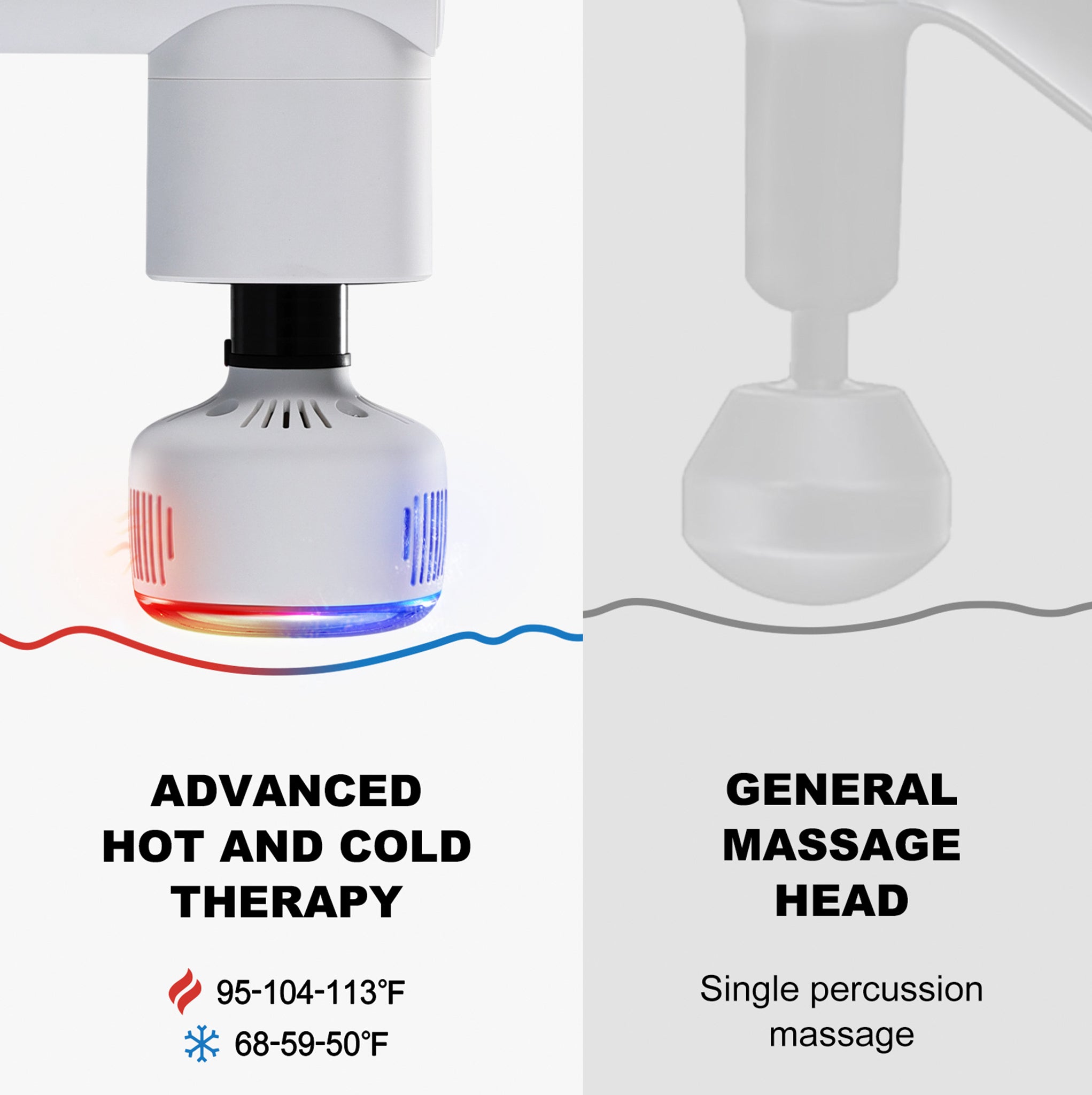 Deep Tissue Muscle Massage Gun With Hot and Cold Therapy.