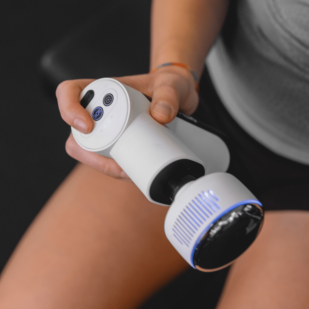 Massage Gun Heat & Cold White